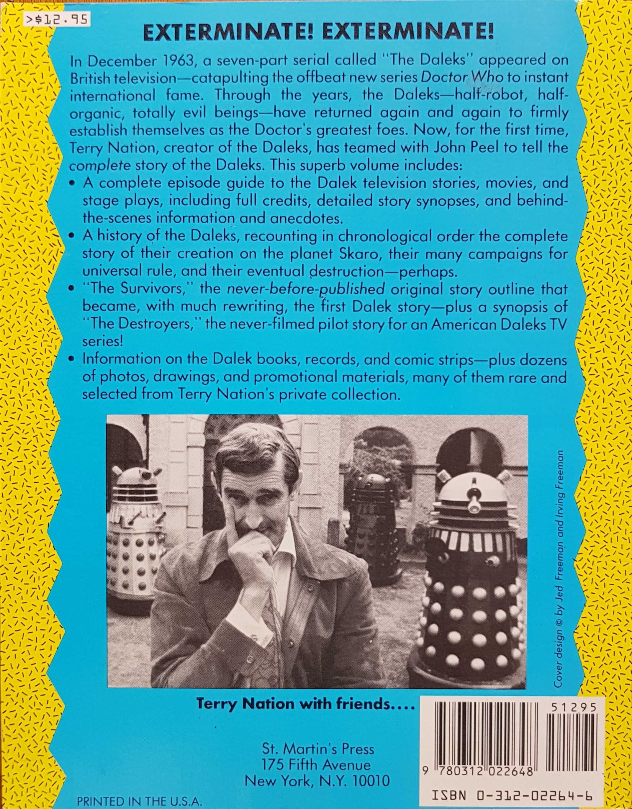 Picture of 0-312-02264-6 Doctor Who and the Daleks book by artist John Peel / Terry Nation from the BBC records and Tapes library